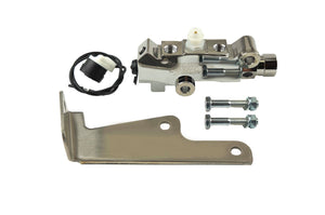 Combination Valve for Front Disc / Rear Disc - Chrome With Bracket