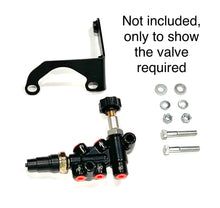 64 - 67 Chevelle Convertible and El Camino Brake line kit fits only power brakes and Pictured Valve. Includes Front Kit and Front to Rear Line.