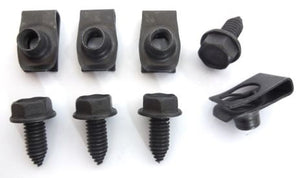 1970 - 1972 Firebird Upper Radiator Support Bumper Bracket Bushing Plate Mounting Hardware
