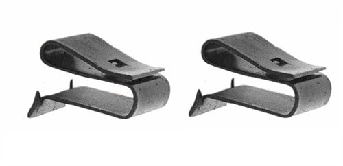 Radiator Fan Shroud Mounting Clips Set, Lower, Pair