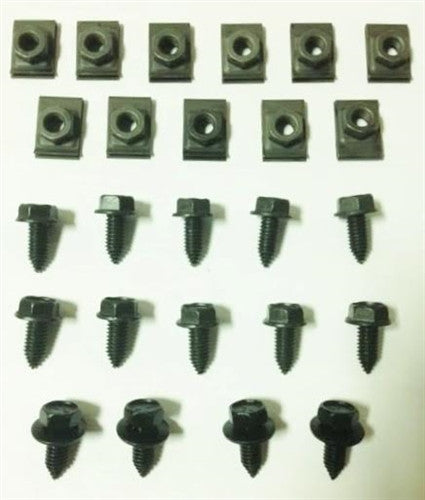 1967 - 1968 Firebird Hood Latch, Brace, and Release Mechanism Bolts Set