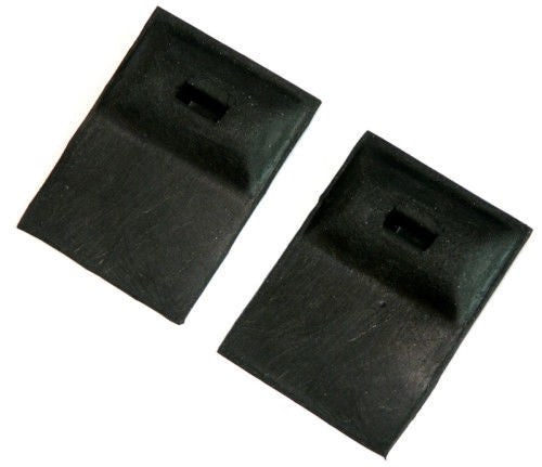 1964-1981 Rear Inner Rocker Panel Drain Plug Rubber Flaps - Pair