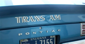 1969 - 1972 " Trans Am " Rear Spoiler Decal - 493363