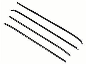 1970 - 1981 Camaro and Firebird Window Felts Set, Round Bead Outers And Flat Inners - 4 Pieces