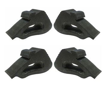 1982 - 1992 Camaro and Firebird Hood Side Rubber Bumper Stoppers ( 4 Piece Set )