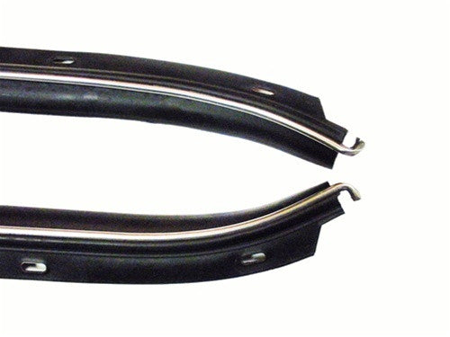 1970 - 1981 Camaro and Firebird Outer Window Felts with Round Bead, Pair, OEM Style