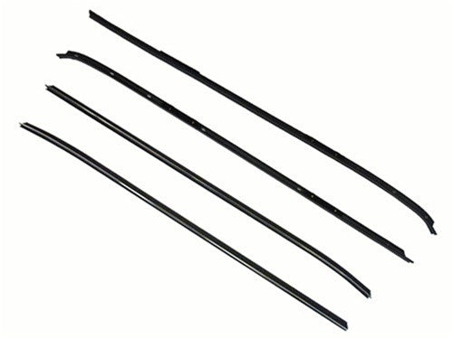 1970 - 1981 Camaro and Firebird Window Felts Set for Cars with Special Wide Trim, No Bead Outers and Flat Inners, 4 Pieces OEM Style