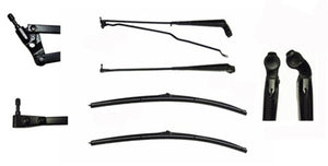 1970 - 1981 F-Body Wiper Arm Kit (2 Arms & 2 Blades)  Black All With Concealed Wipers