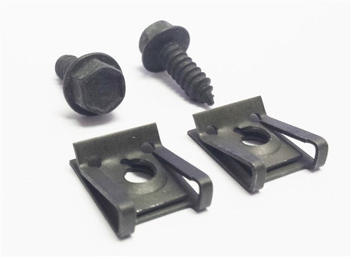 1971 - 1974 Windshield Washer Fluid Reservoir Bottle Jar Hardware Mounting Kit
