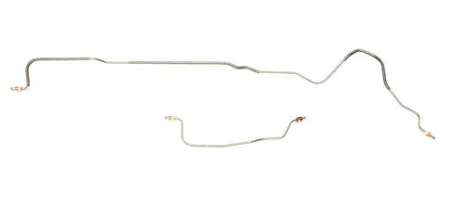 Pre Bent Stainless Steel Rear Axle Brake Lines for 1974 - 1978 Mustang II (Pair)