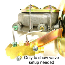 Front End Prebent Brake Line Kit Compatible with 1964-72 Chevelle, El Camino & Malibu With Aftermarket Disc Conversion Style Valve Mounted Next To Master Cylinder. 4pc Kit