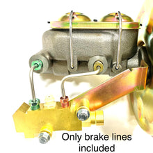 Prebent Stainless Brake Line(s) Runs From Aftermarket Proportioning Valve to Rear Hose Compatible Wtih 67-69 Camaro